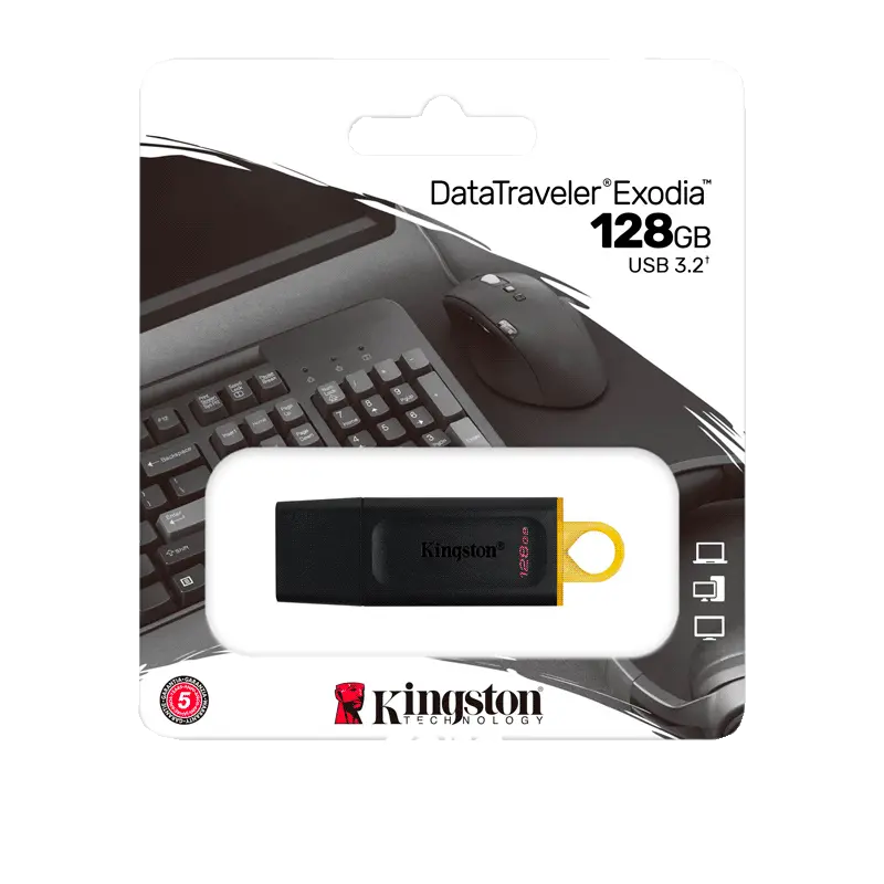 Kingston DataTraveler Exodia 128GB - USB 3.2 Flash Drive